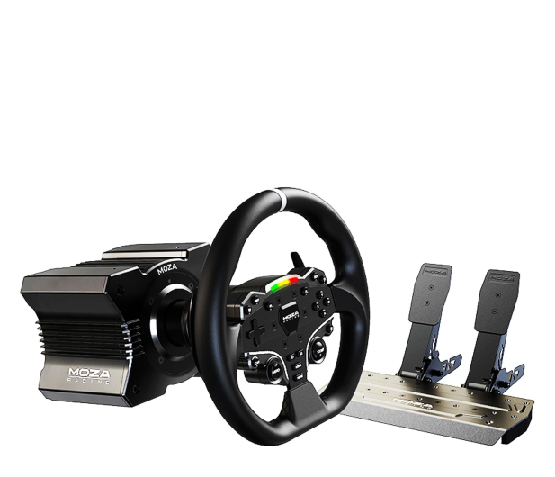 MOZA Zestaw gamingowy (R5 / E5 / SRP-Lite / zaciski R5) RS20 - 1339587 - zdjęcie